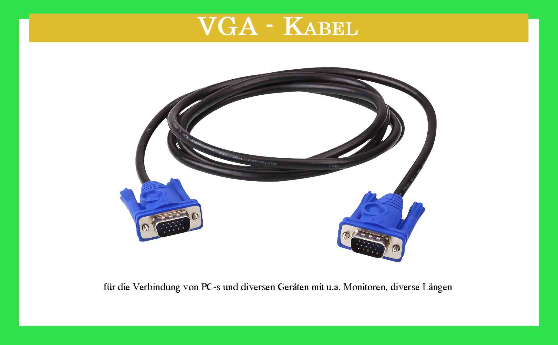 VGA - Kabel