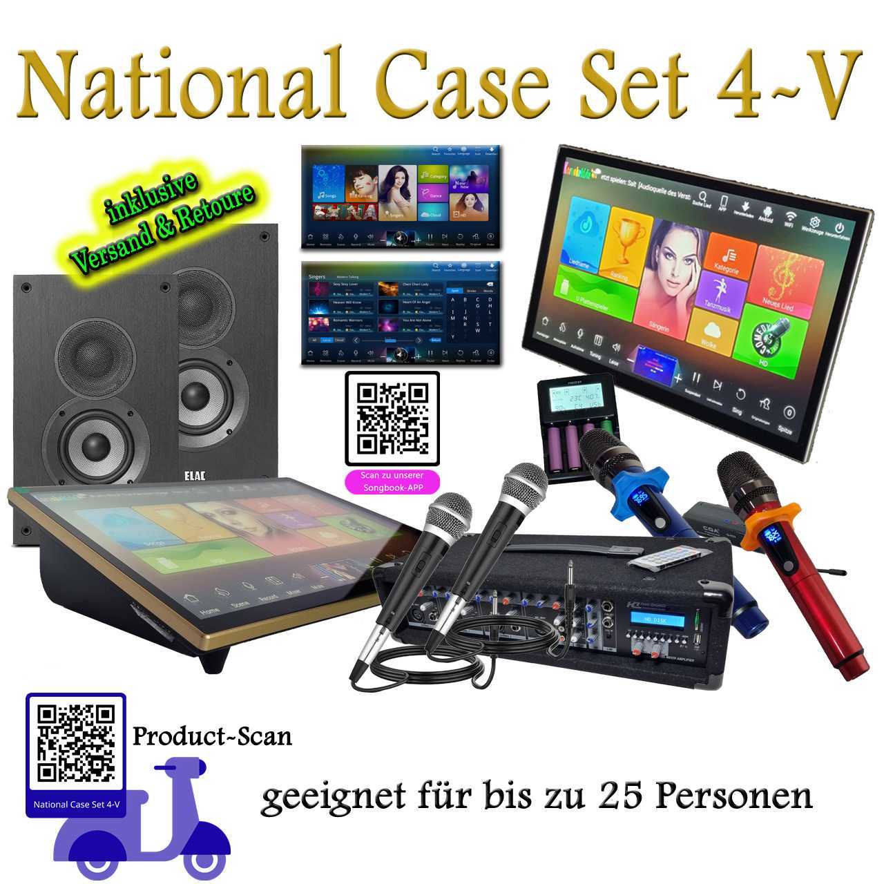 Karaoke Nation Case Set 4-V-1