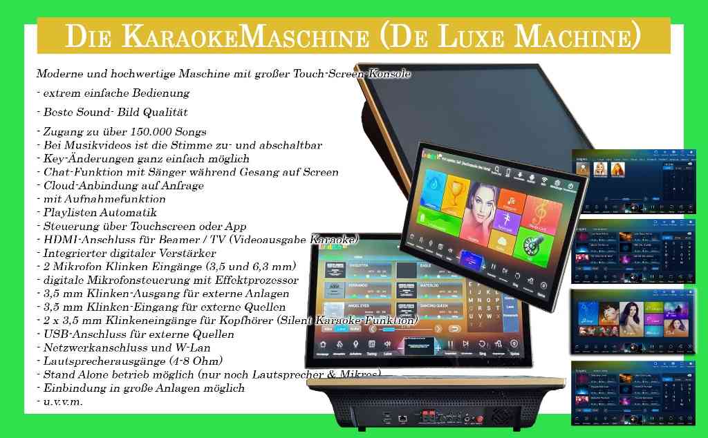 KaraokeMaschine-De Luxe