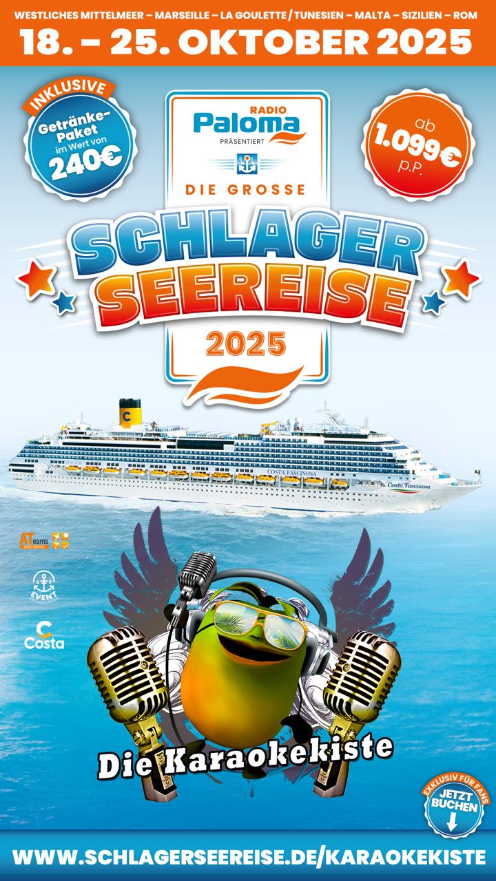 Schlagerseereise mit Karaoke