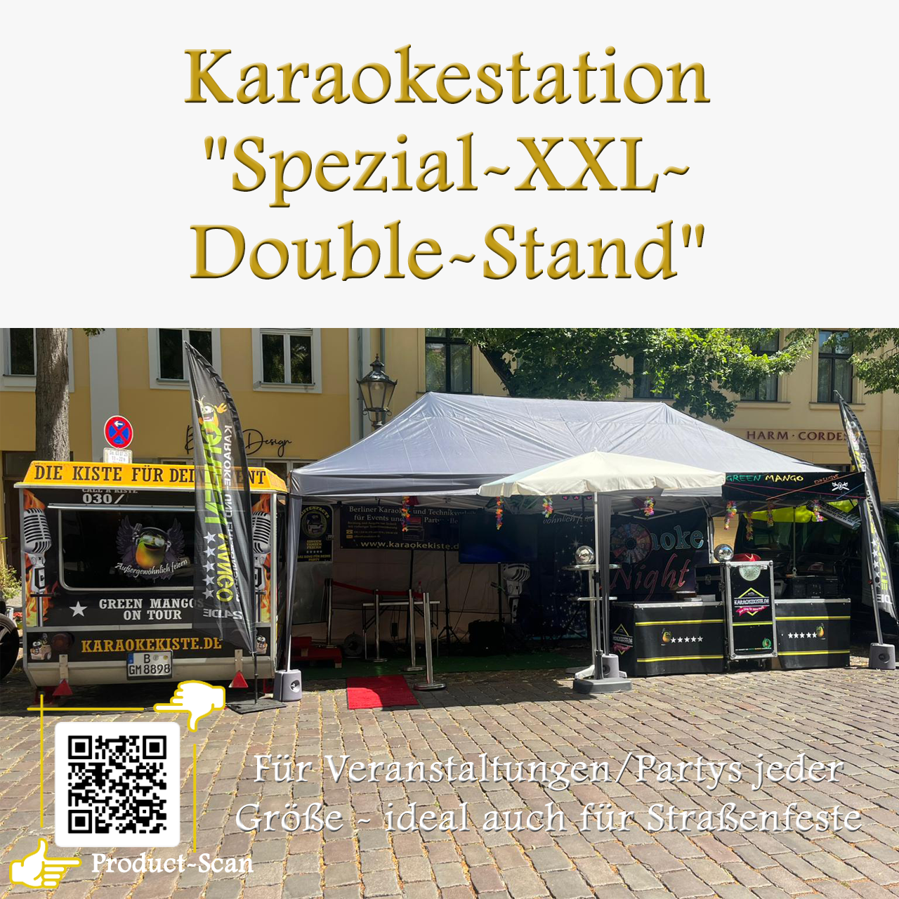 Karaokestation XXL-Spezial-Double-Stand